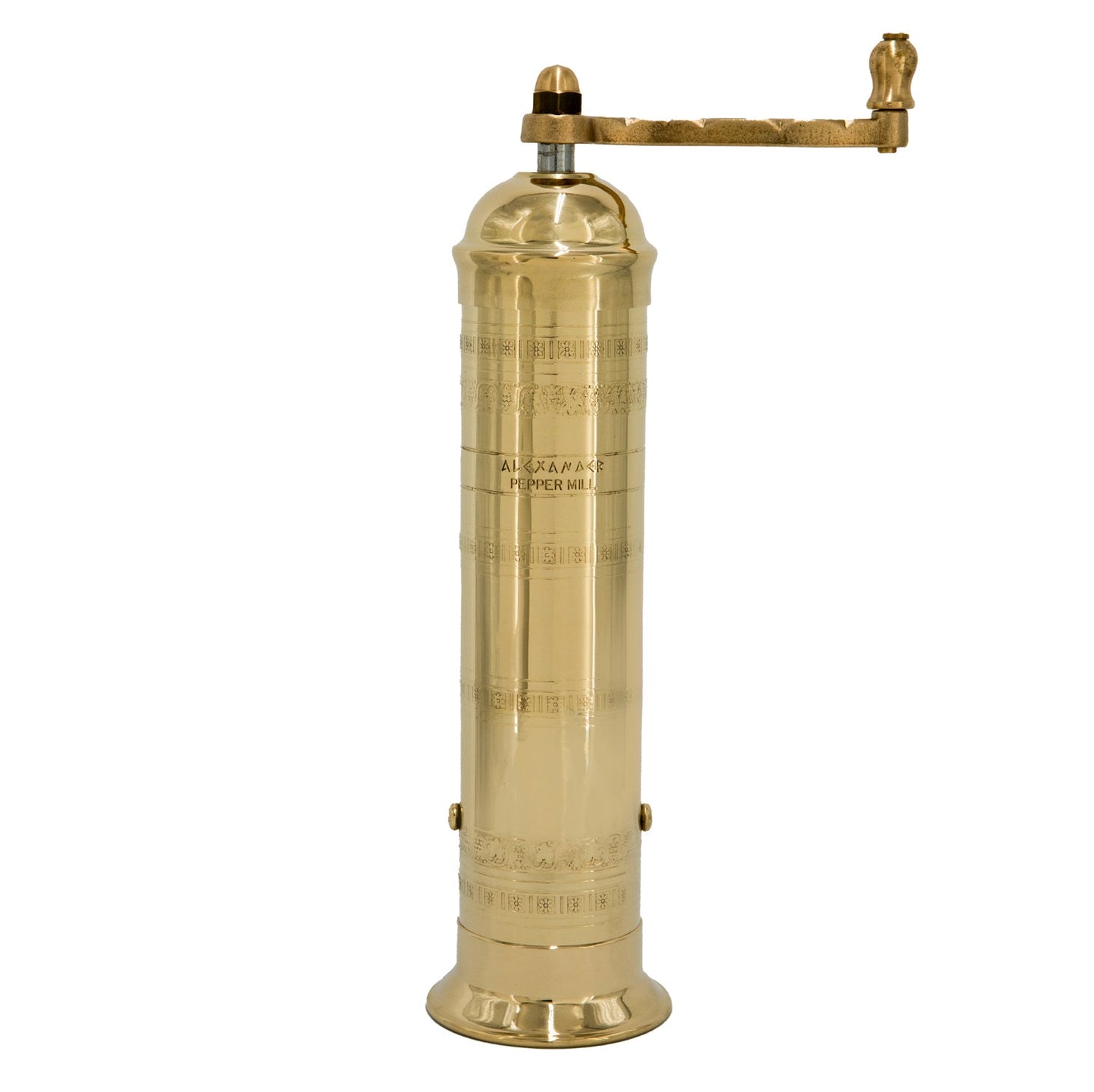 The Original Greek Pepper Mill - 10" Brass