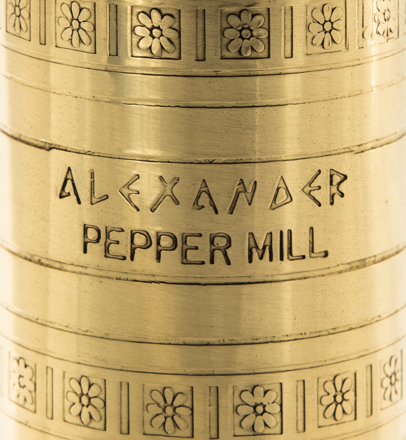 The Original Greek Pepper Mill - 10" Brass