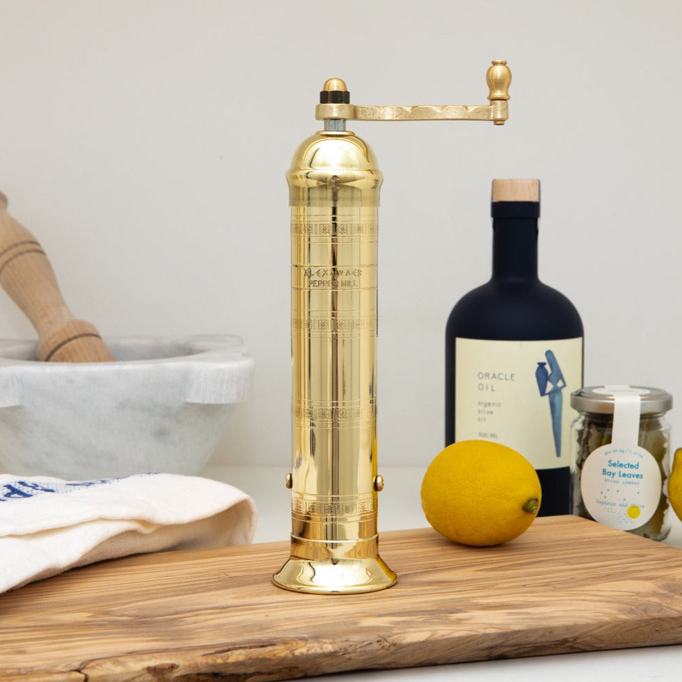 The Original Greek Pepper Mill - 9" Copper