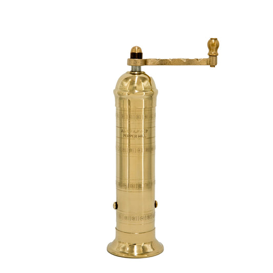 The Original Greek Pepper Mill - 8" Brass