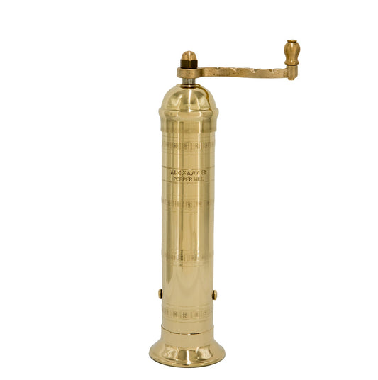 The Original Greek Pepper Mill - 9" Brass