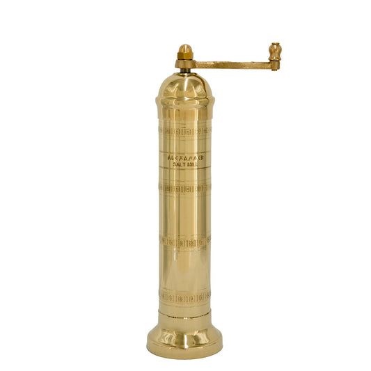 The Original Greek Salt Mill - 9" Brass